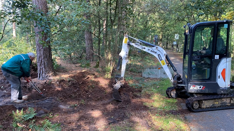 Twee nieuwe stukjes MTB-parcours op Horendonk